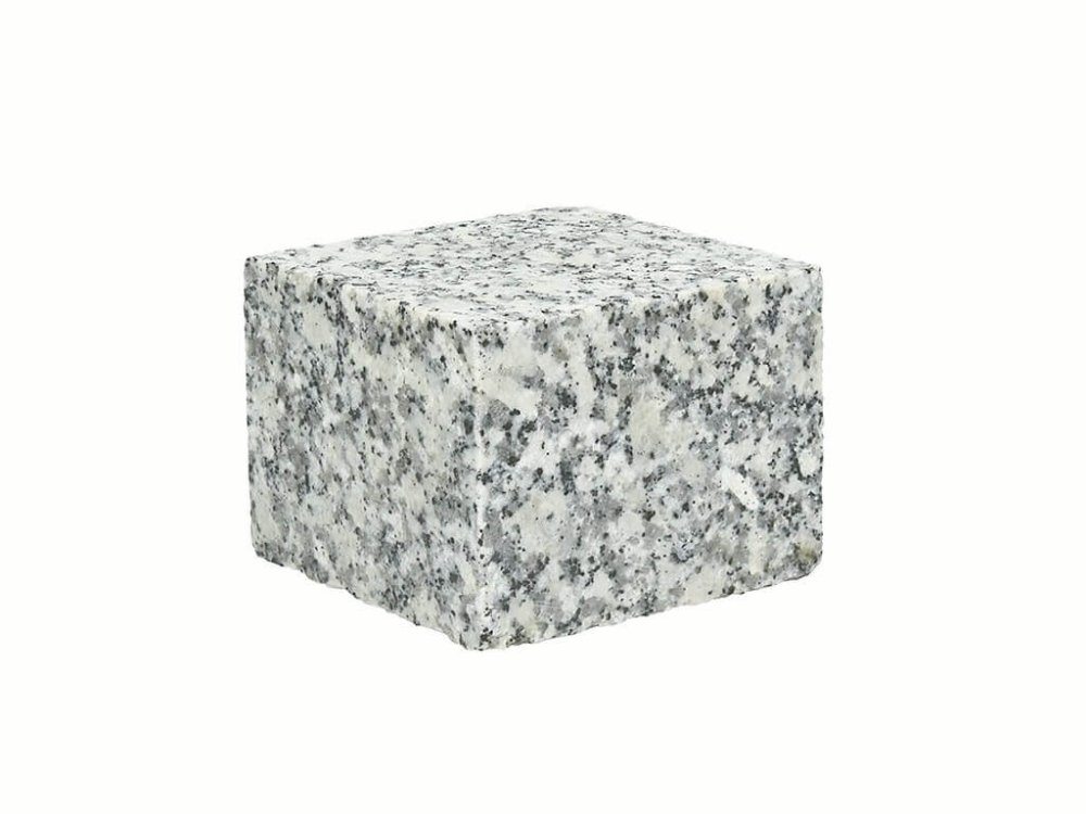 Kostka granitowa cięta szara STRZEGOM (16x16x12)